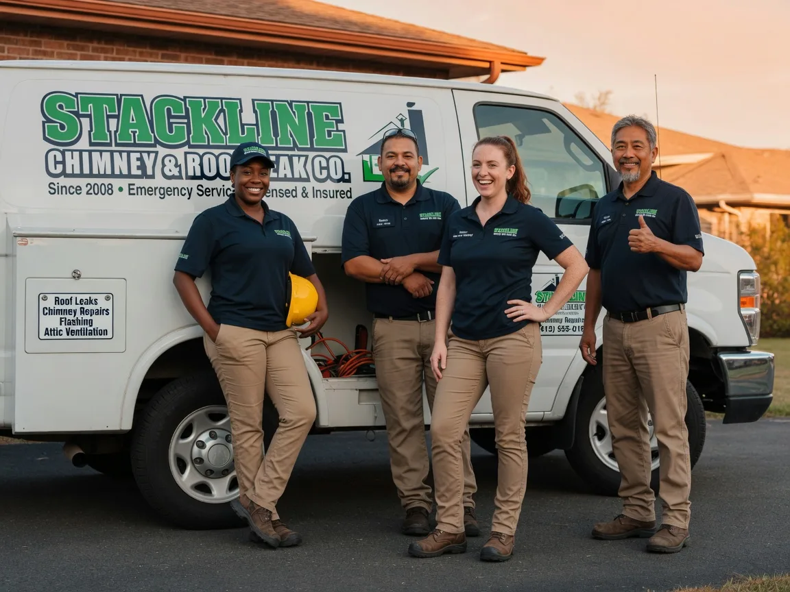 Chimney flashing repair company in Starks, LA